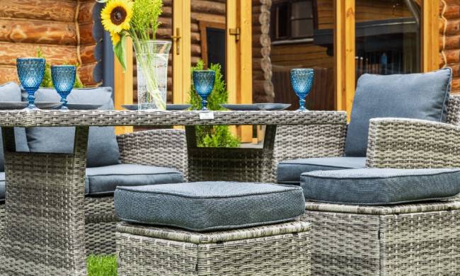 Комплект мебели ZOYA из искусственного ротанга (серый)