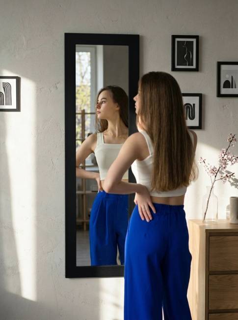 Зеркало настенное BeautyStyle 9 черный 138 см х 35 см Зеркало настенное BeautyStyle 9 черный 138 см х 35 см