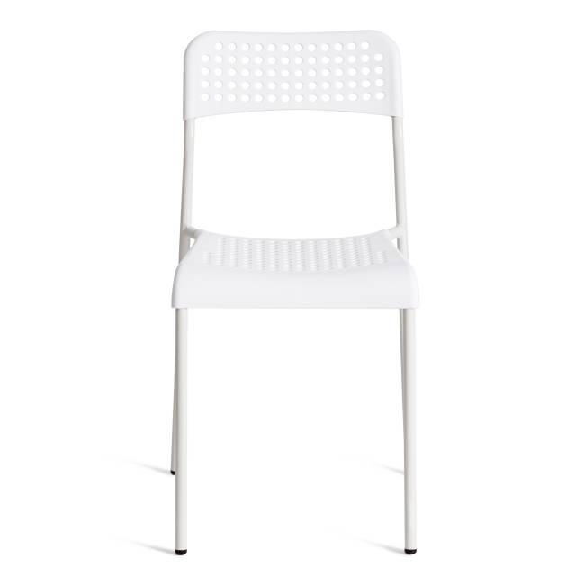 Стул ADDE (mod. C-049) / 1 шт. в упаковке металл/пластик, 39 х 49 х 78 см, White (белый) белый металл/пластик