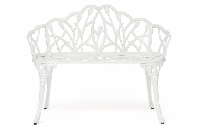 Скамья Secret De Maison Strauss (Штраус) алюминиевый сплав, 99хх56х76см, butter white
