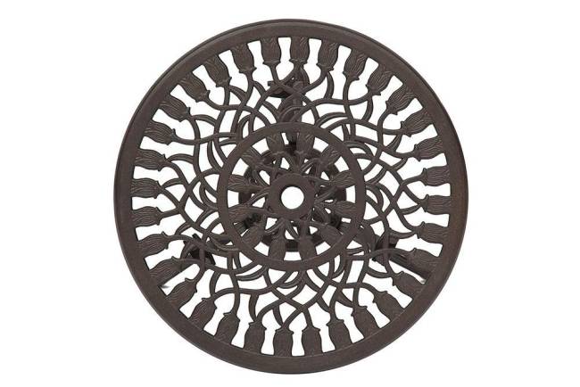 Комплект Secret de Maison Вальс Цветов/Waltz of Flowers (стол+2 стула) алюминиевый сплав, D60/H67, 47х41х86см, бронзовый бронза/bronze алюминиевый сплав