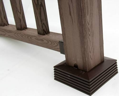 Ограждения Holzhof WoodStyle с тиснением "под дерево", венге (комплект в коробке) Ограждения Holzhof WoodStyle с тиснением "под дерево", венге (комплект в коробке)