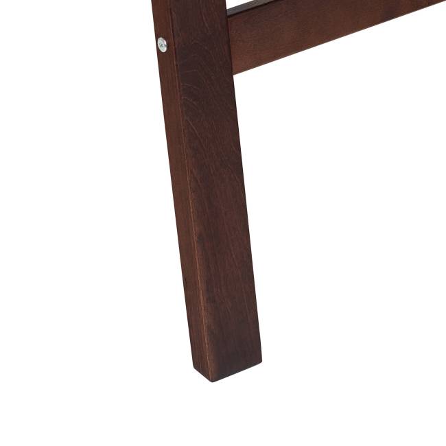 Кресло Leset Модена Орех текстура V18 бежевый, кант V23 молочный шоколад