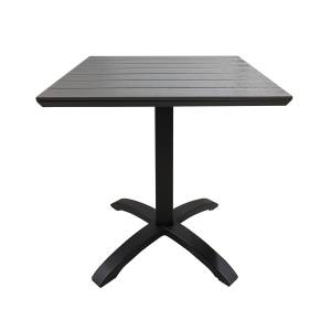 Стол квадратный GS025, черный, поливуд