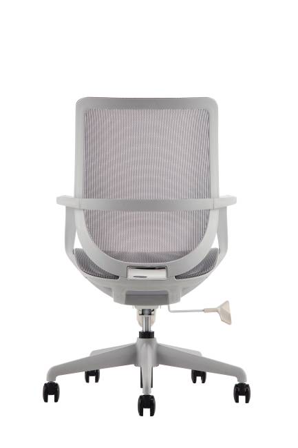 Кресло офисное / Гэлакси gray LB / серый пластик / серая сетка