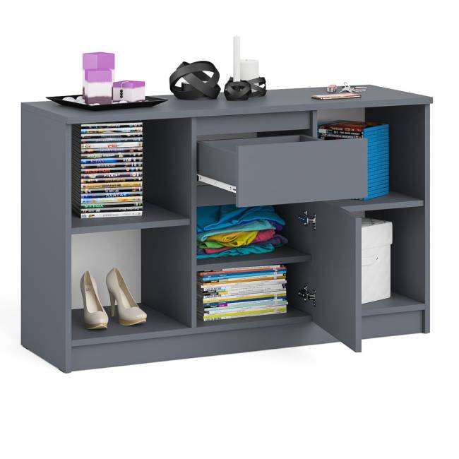 Тумба ТВ Мори МТВ1204.1 цвет графит