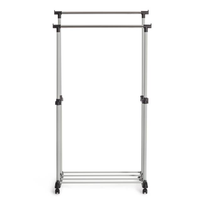 Вешалка JET металл, пластик, 86*44*166 см, черный/светло-серый/хром черный/светло-серый/хром металл, пластик