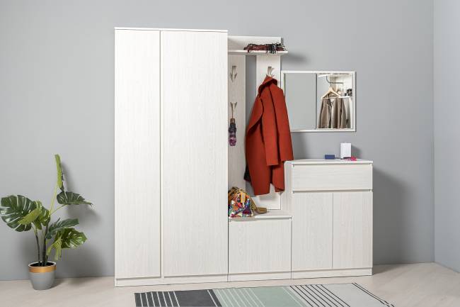 Вешалка Ника 15.08 цвет ясень анкор светлый Вешалка Ника 15.08 цвет ясень анкор светлый