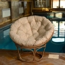 Кресло из искусственного ротанга Papasan Бамбук