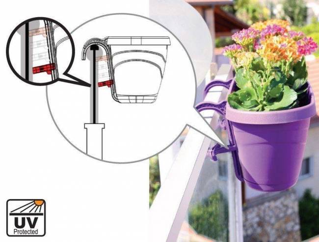 Горшок-цветочница EDEN коричневый Горшок-цветочница EDEN коричневый