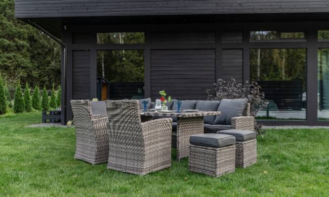 Угловой комплект ZORRO PLUS DOUBLE серого цвета