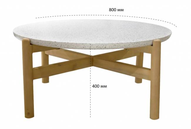 Комплект деревянной плетеной мебели Talara бежевый, лен