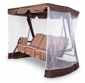 Тент-крыша + москитная сетка Торнадо + 10 238х145х170, шоколад Тент-крыша + москитная сетка Торнадо + 10 238х145х170, шоколад