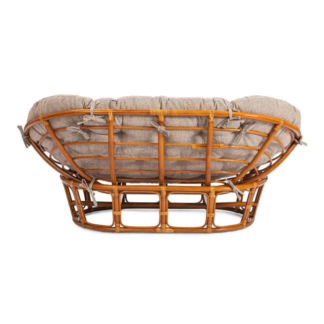 Диван Мамасан/Mamasan (23/02 W) /с подушкой/ 169х102х80см, медовый, матрац 182х119см, рогожка, меланж Honey (мед)