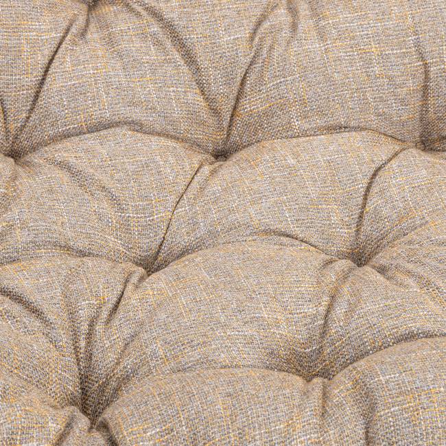 Диван Мамасан/Mamasan (23/02 W) /с подушкой/ 169х102х80см, медовый, матрац 182х119см, рогожка, меланж Honey (мед)