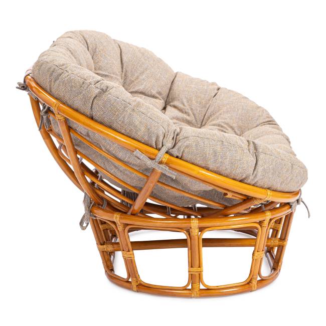 Диван Мамасан/Mamasan (23/02 W) /с подушкой/ 169х102х80см, коньячный, матрац 182х119см, рогожка, меланж Cognac (коньяк)