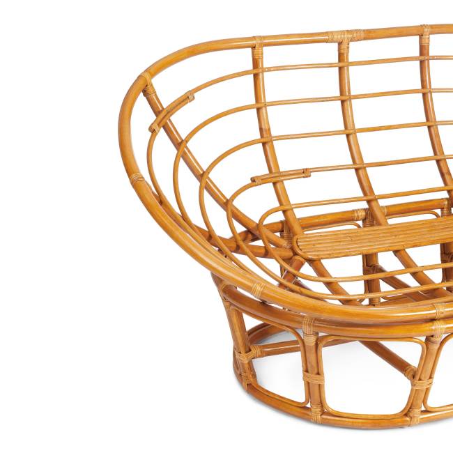 Диван Мамасан/Mamasan (23/02 W) /с подушкой/ 169х102х80см, пекан орех, матрац 182х119см, рогожка, меланж Pecan (орех)