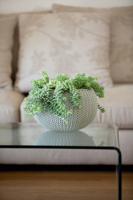 Кашпо Cozies S подвесное коричневый Кашпо Cozies S подвесное коричневый