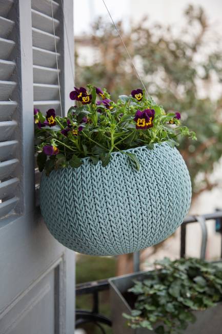 Кашпо Cozies S подвесное коричневый Кашпо Cozies S подвесное коричневый