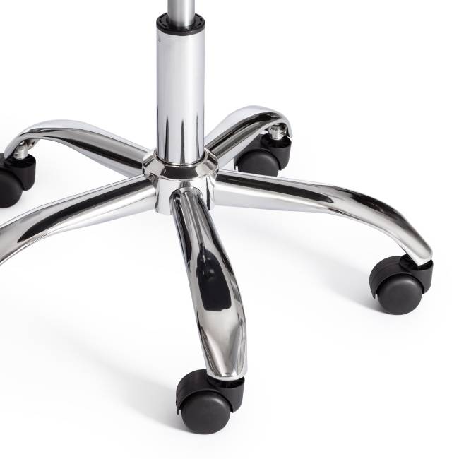 Офисное кресло TULIP (mod.106-1) / 1 шт. в упаковке металл/пластик/PU, 58 x 47 x 97см, Black (черный) / Chrome (хром) черный металл/пластик/PU