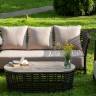 "Валенсия" лаунж-зона из искусственного ротанга, цвет бронзовый