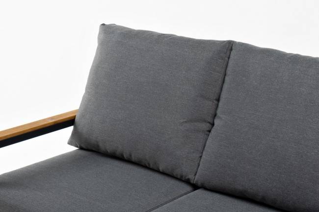 Лаунж зона из алюминия TOPA L с обеденным столом