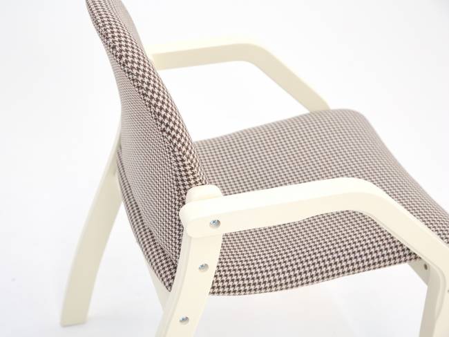 Стул-кресло Джуно 2.0 слоновая кость/гусиная лапка