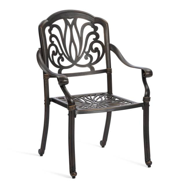 Комплект Secret de Maison Квартет/Quartet (стол+4 стула) алюминиевый сплав, бронзовый бронза/bronze алюминиевый сплав