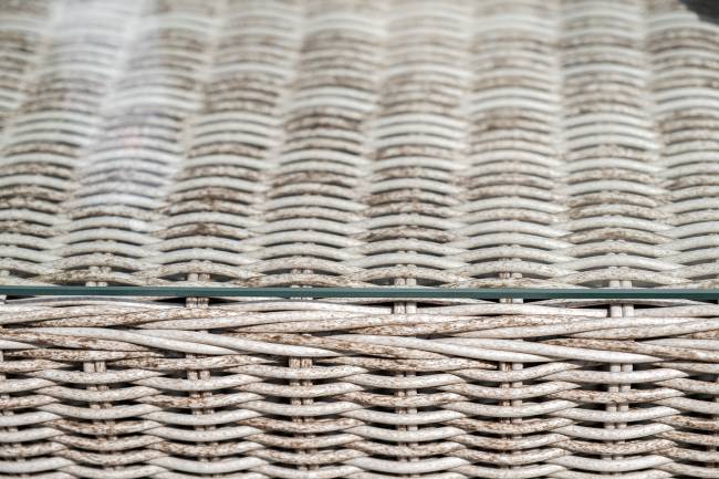 "Капучино" журнальный столик из искусственного ротанга, цвет бежевый "Капучино" журнальный столик из искусственного ротанга, цвет бежевый