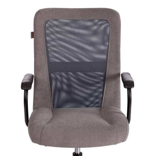 Кресло STAFF флок/ткань, серый, 29/W-12 серый флок/ткань