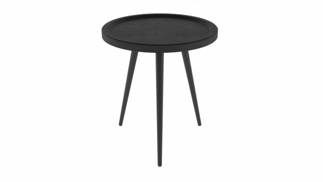 Стол журнальный Калифорния Батл черный лофт/черный