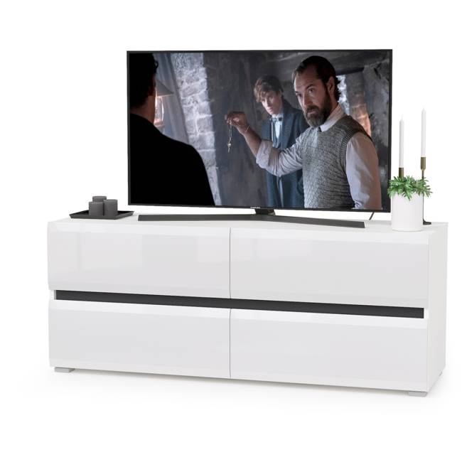 Сидней № 41 цвет белый/чёрный/фасады МДФ белый глянец