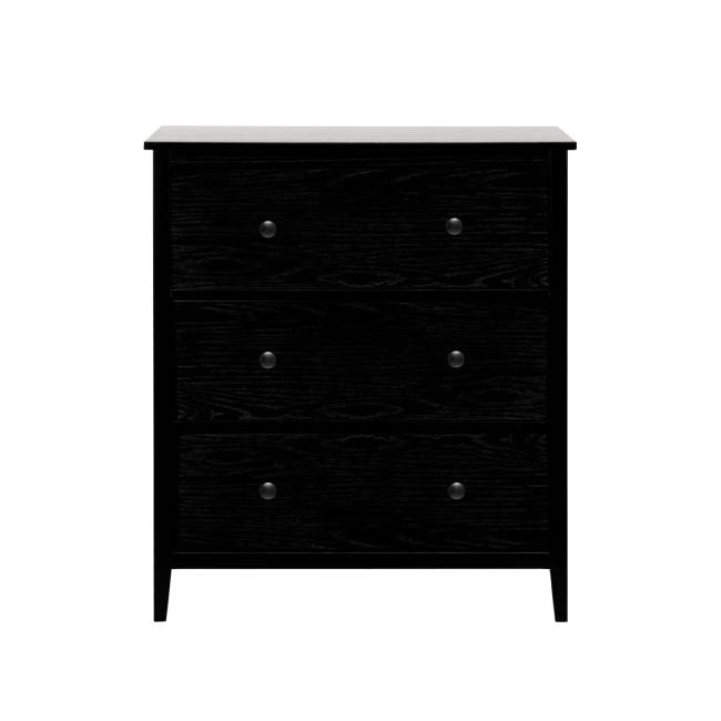 Комод Leset Токе 3 ящ. Чёрный