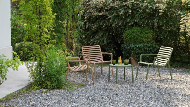 Лаунж-кресло пластиковое Doga Relax агава 700х755х760 мм