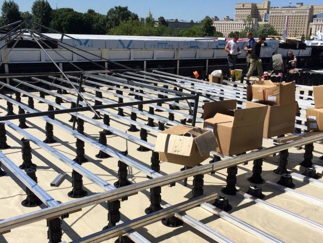 Алюминиевая лага для террасных настилов HILST PROFESSIONAL 40*60*4000 мм