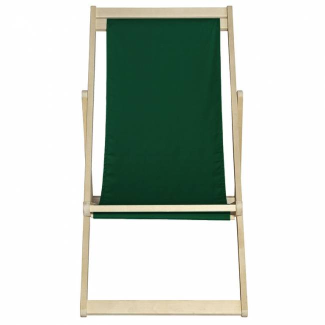Шезлонг ткань зелёный