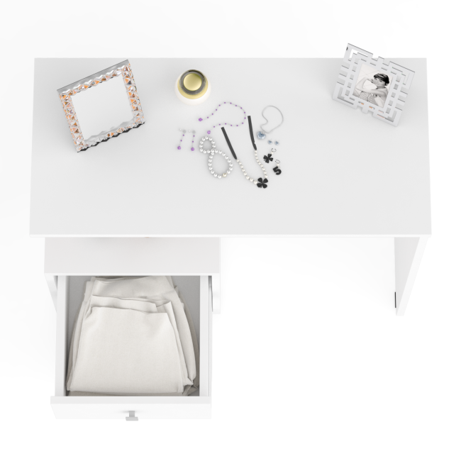 Стол косметический Камелия цвет белый Стол косметический Камелия цвет белый