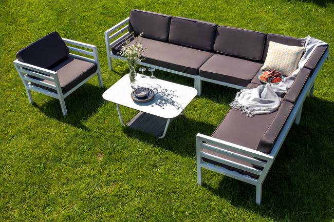 "Глория" модуль диванный правый, каркас из алюминия "Глория" модуль диванный правый, каркас из алюминия