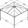Беседка GAZEBO PALERMO 3600