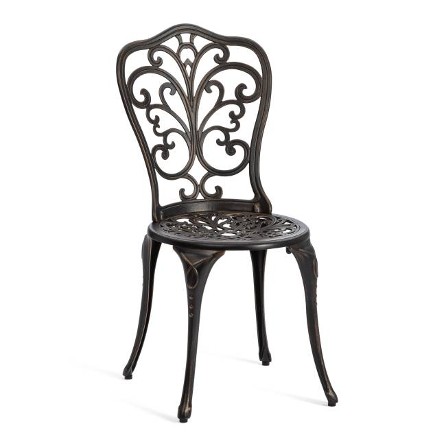 Комплект Secret de Maison Романс/Romance (стол+2 стула) алюминиевый сплав, D60/H67, 53х41х89см, бронзовый бронза/bronze алюминиевый сплав