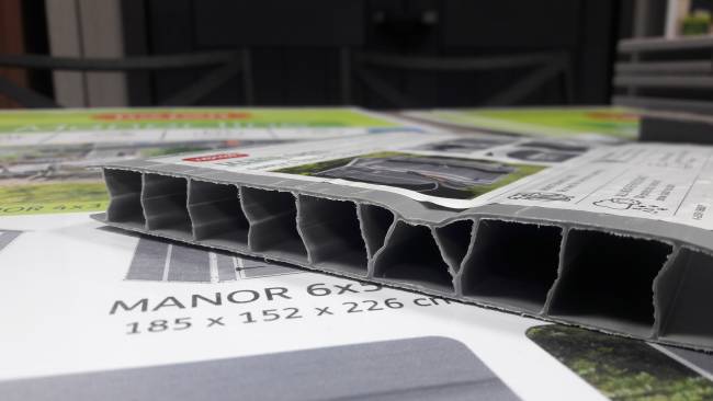 Сарай "Манор 6x8DD" (размеры 177х230 см), серый