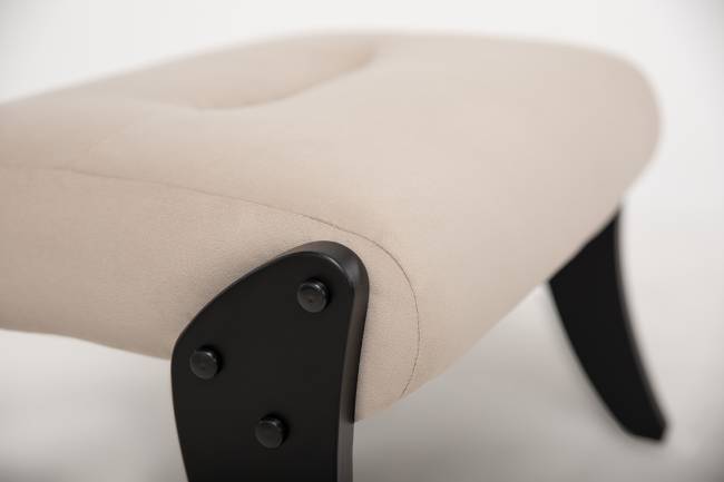 Пуф Leset Дэми Венге V18 бежевый