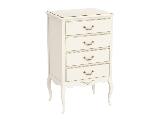Комод Малонн Ави 4 ящика Белый