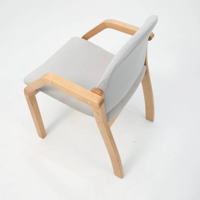 Стул-кресло Джуно 2.0 натур/серый Стул-кресло Джуно 2.0 натур/серый