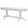 Стол обеденный Тарун 5 раздвижной белый/серебро 190/250*84