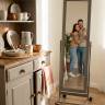 Зеркало напольное BeautyStyle 27 серый  135 см х 42,5 см