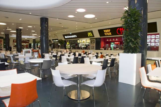 Стул пластиковый Zebra Bicolore 4 legs хром, белый, антрацит 550х520х830 мм