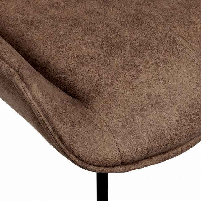 Стул Soft коричневый, искусственная замша Стул Soft коричневый, искусственная замша