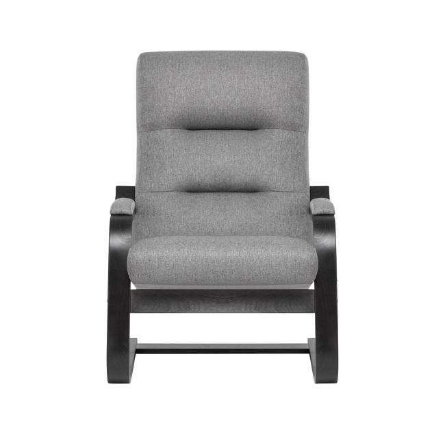 Кресло Leset Оскар Венге текстура Malmo 90 (серый)