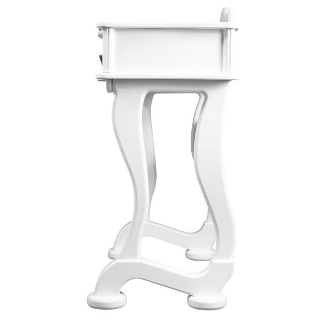 Стол туалетный Джульетта молочный дуб Л Стол туалетный Джульетта молочный дуб Л